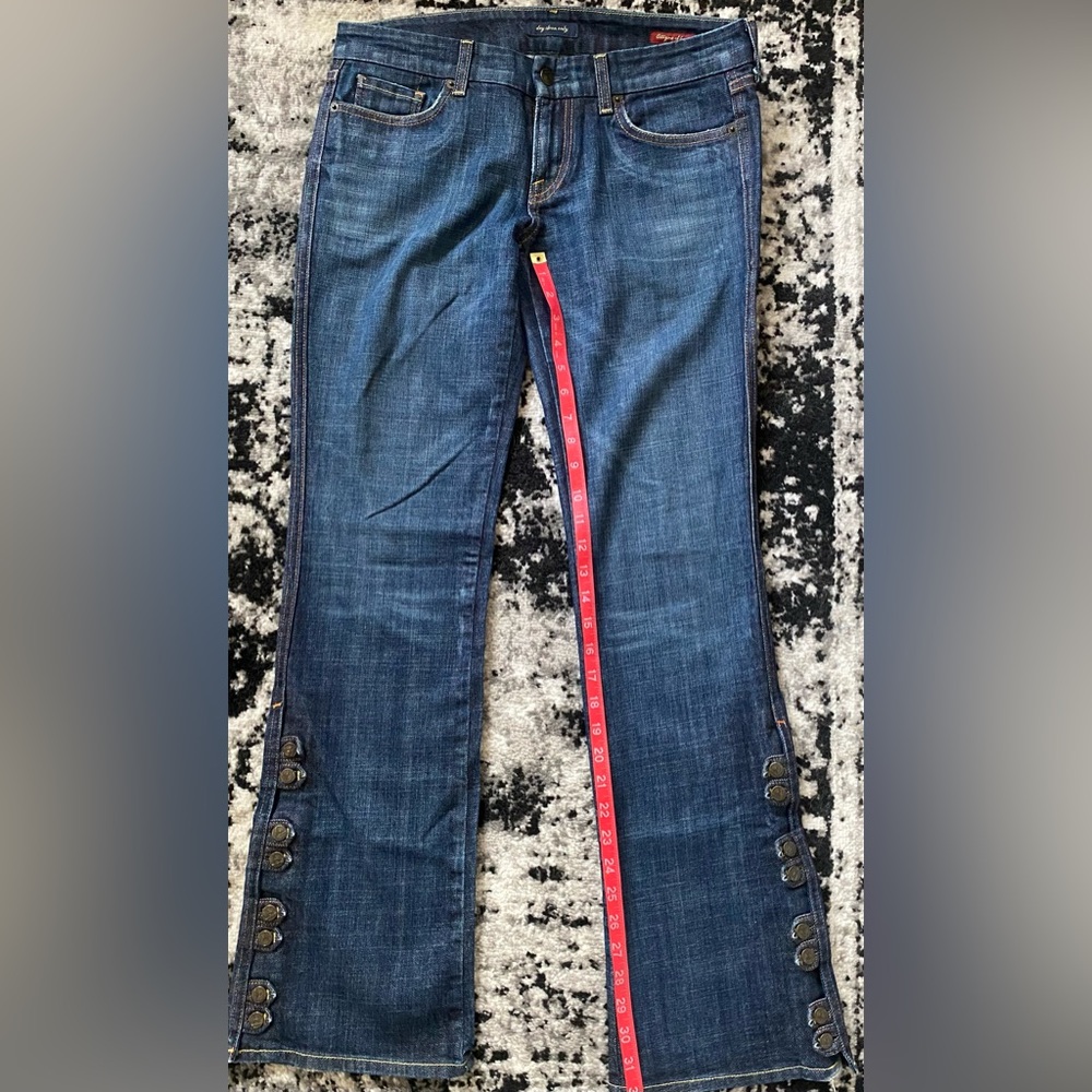 Citizens of Humanity jeans with side button detail. - Picture 3 of 10